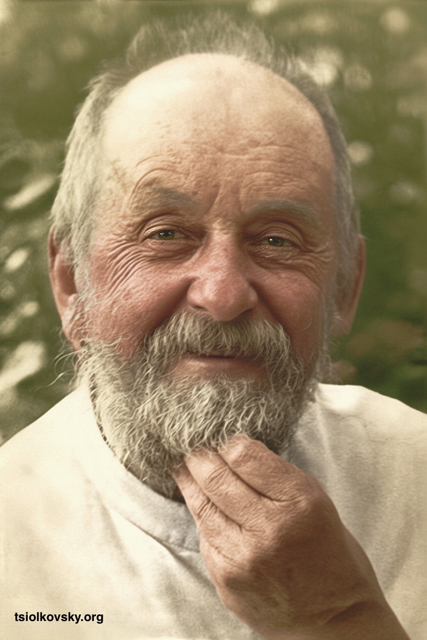 Фотопортрет Константина Эдуардовича Циолковского